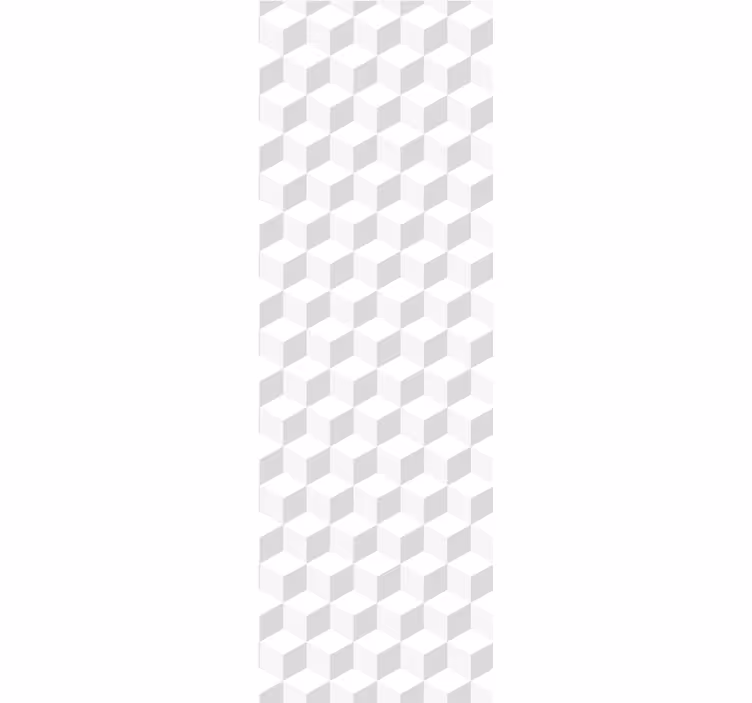 Kuutiomainen rakenne geometrinen tapetti - Tenstickers