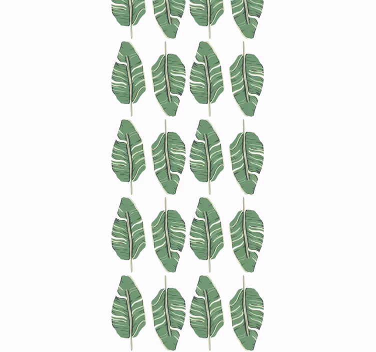 Lehtivihreä eleganssi lehtitapetti - Tenstickers