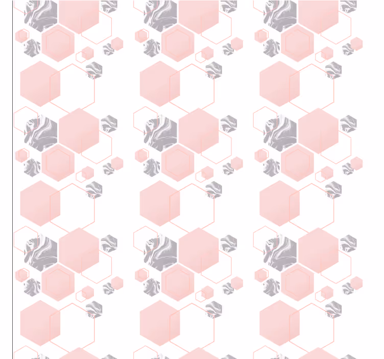Hunajakenno kuviointi geometrinen tapetti - Tenstickers