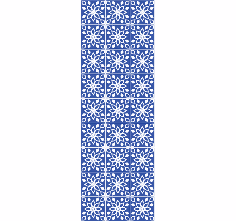 Taivaansininen mosaiikki laattatapetti - Tenstickers