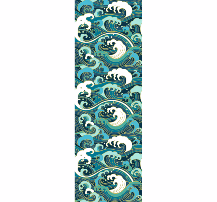 Elegantit meriaallotluonto tapetti - Tenstickers