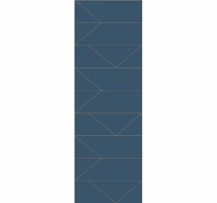 Geometriset nuolen muodot olohuone tapetti - Tenstickers