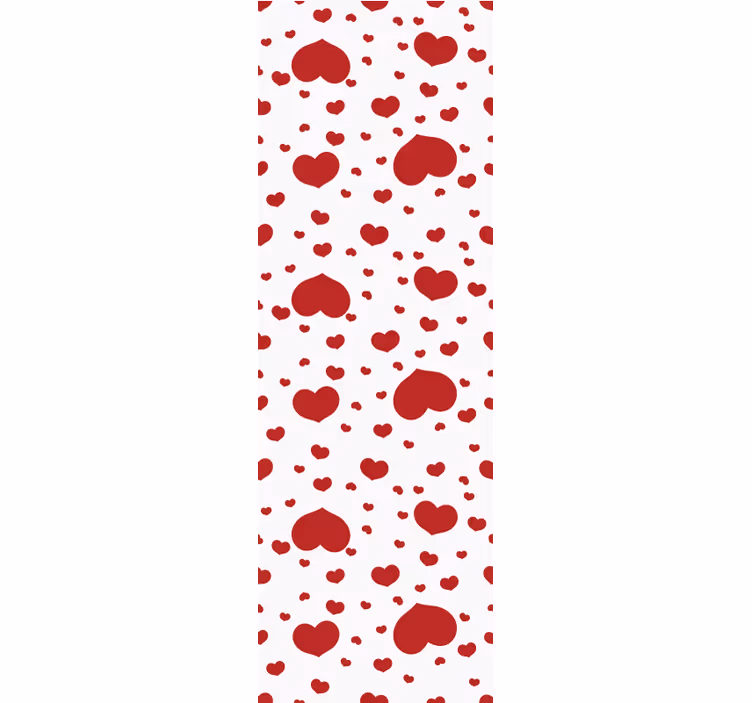 Sydämen muotoja muokattava tapetti - Tenstickers