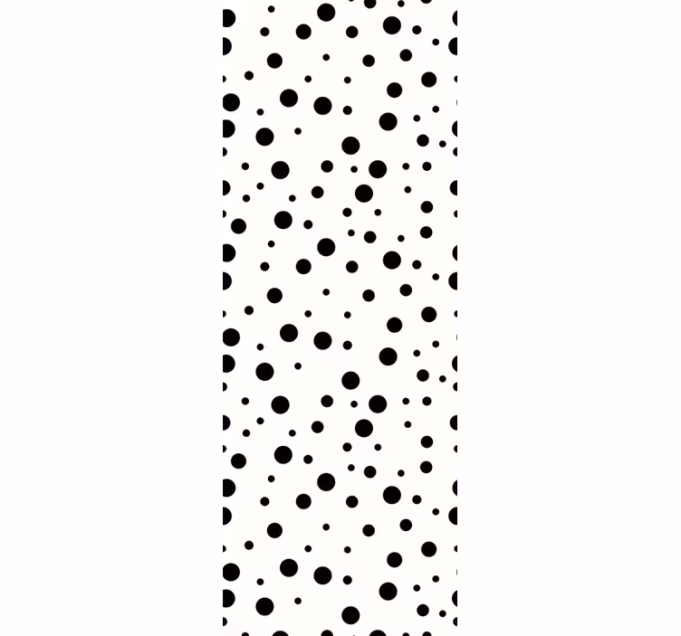 Mustia pisteitä pallotapetti - Tenstickers