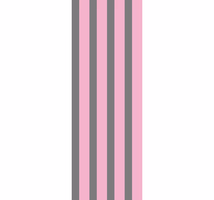 Vaaleanpunaiset raidat raitatapetti - Tenstickers