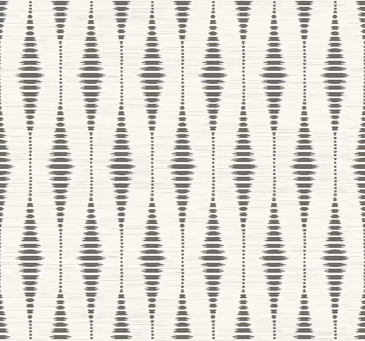rabaul ikat harmaa ja beige geometrinen taustakuva - Tenstickers