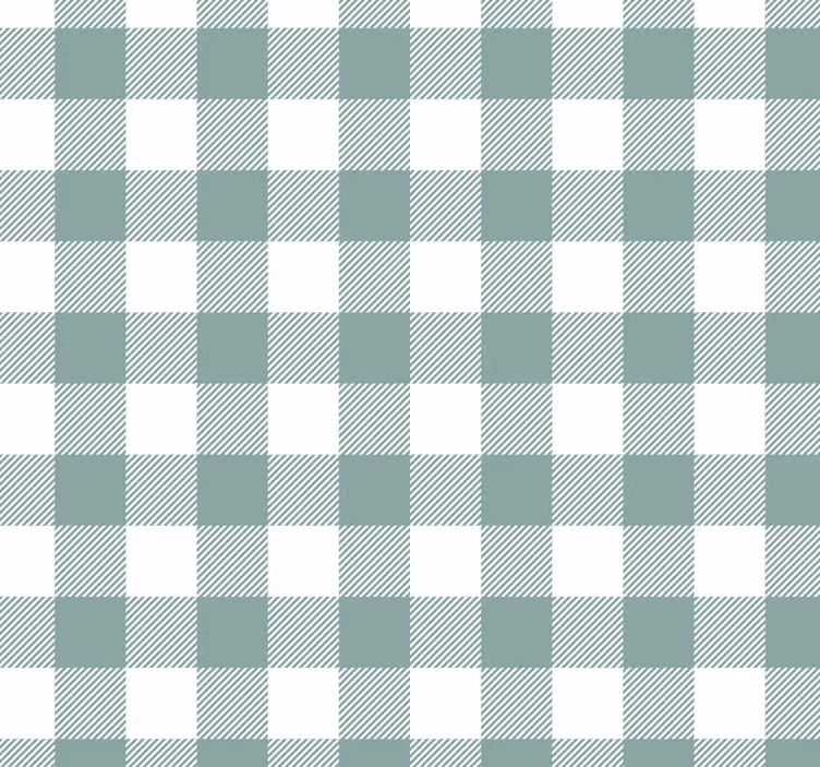 Vihreä tartan keittiötapetti - Tenstickers