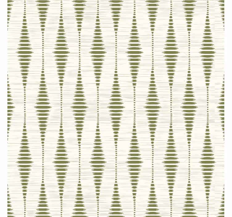 Sammaleenvihreä rabaul ikat geometrinen taustakuva - Tenstickers
