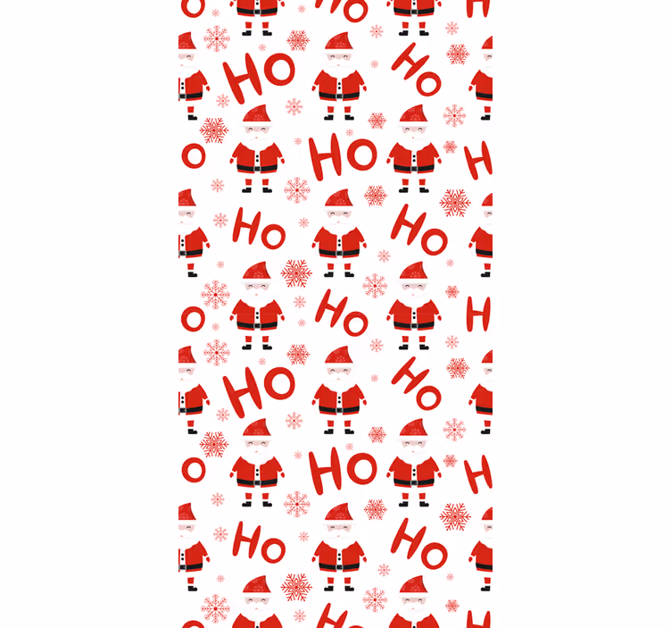 Joulutapetti joulupukkihohoho - Tenstickers