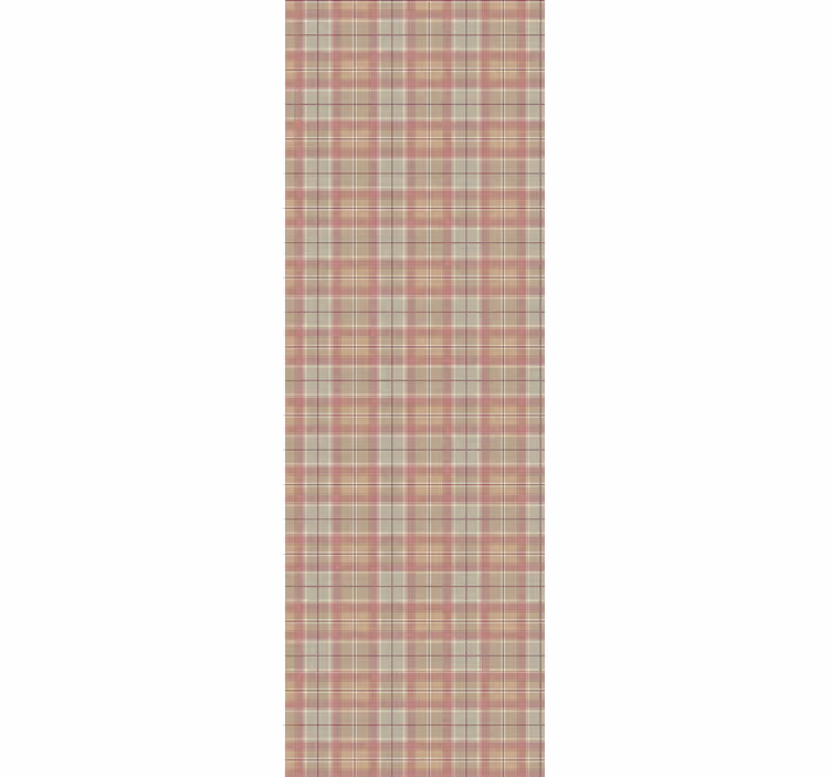Ruskea ruudullinen olohuone tapetti - Tenstickers
