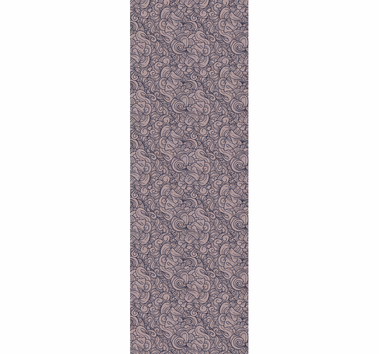 Abstrakti paisleykuvio olohuone tapetti - Tenstickers