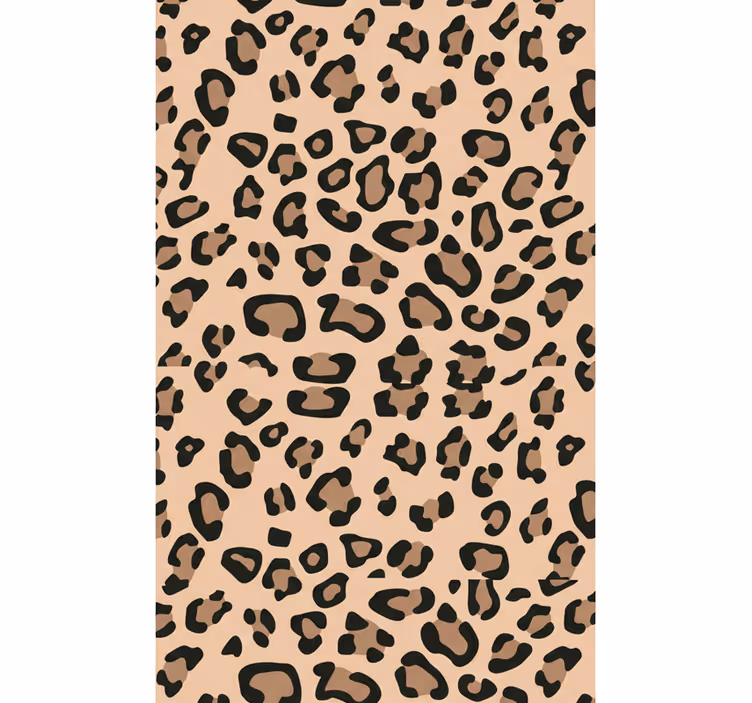 Modern leopardi kuosiset olohuone tapetit - Tenstickers