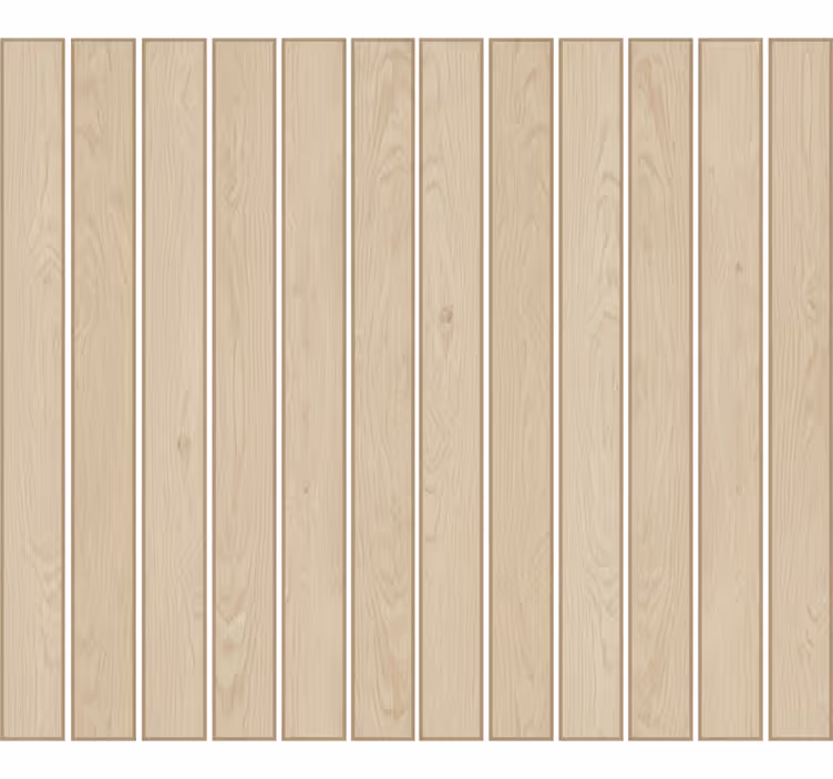 Vaalean tammen paneeliolohuone tapetti - Tenstickers