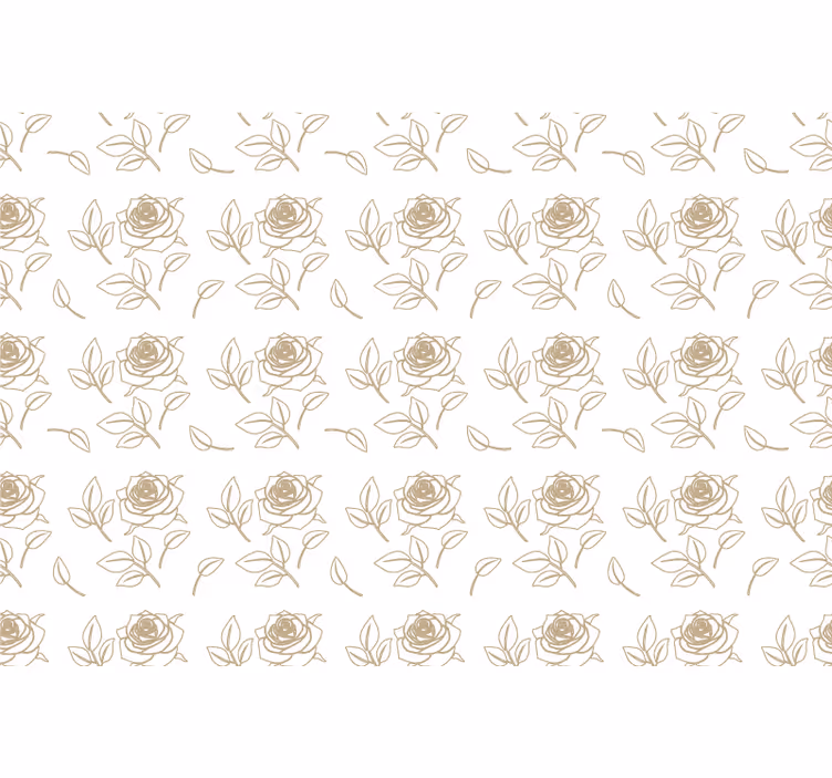 Elegantti ruusuornamentti tapetti - Tenstickers