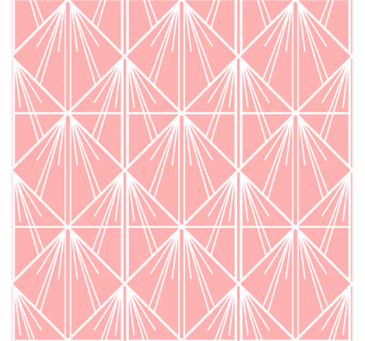 Geometrinen järjestely ornamentti tapetti - Tenstickers