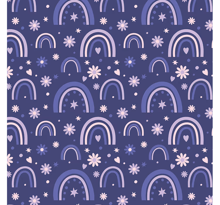 Purppuratkaisut makuuhuoneen tapetti - Tenstickers