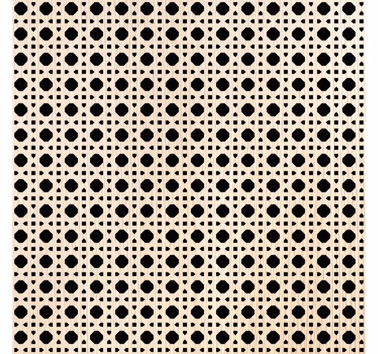 Vaaleanruskea kanavakuviotapetti - Tenstickers