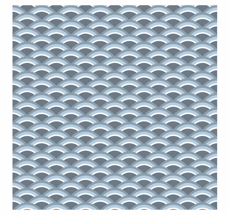 Eläintapetti sinihaitarimalli - Tenstickers