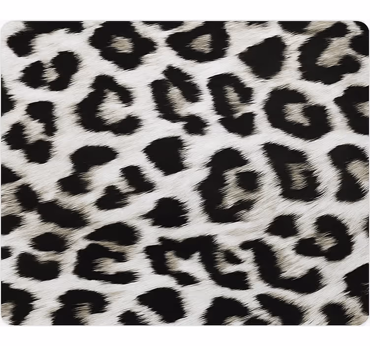 Valkoinen leopardi eläintapetti - Tenstickers