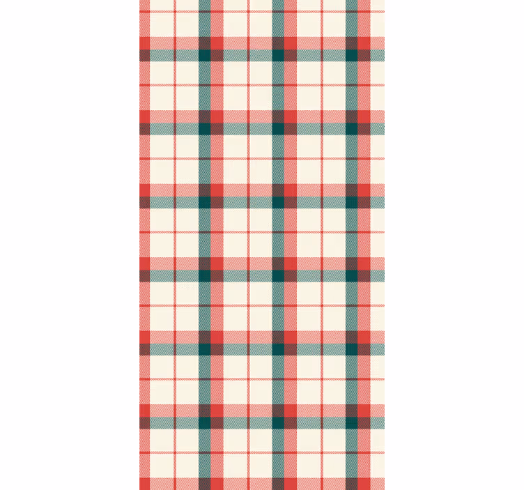 Joulutartaani toimiston tapetti - Tenstickers