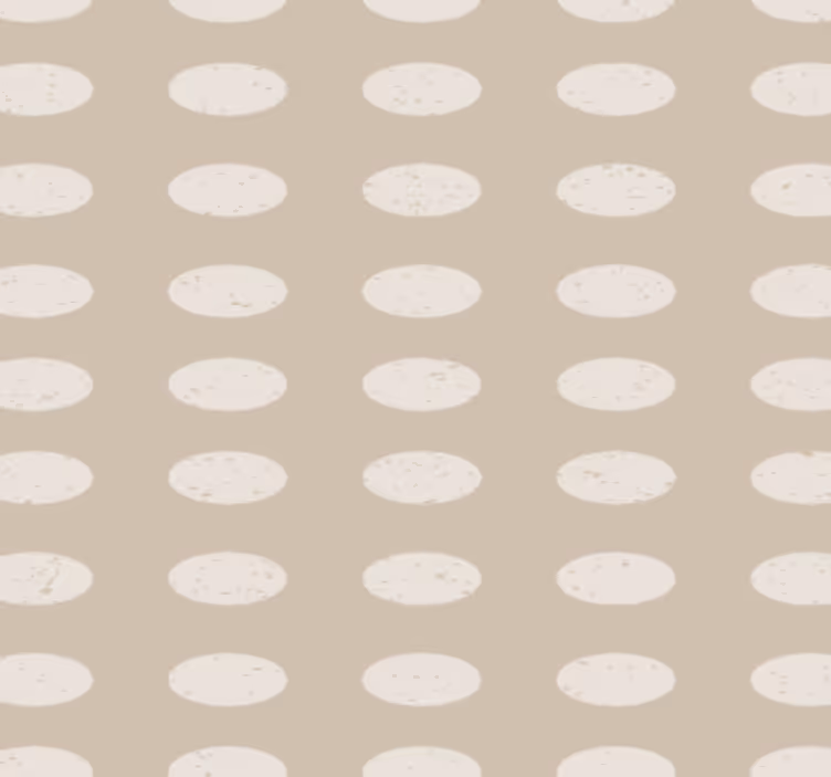 Geometrinen valkoinen ympyräkuvio käytävätapetti - Tenstickers
