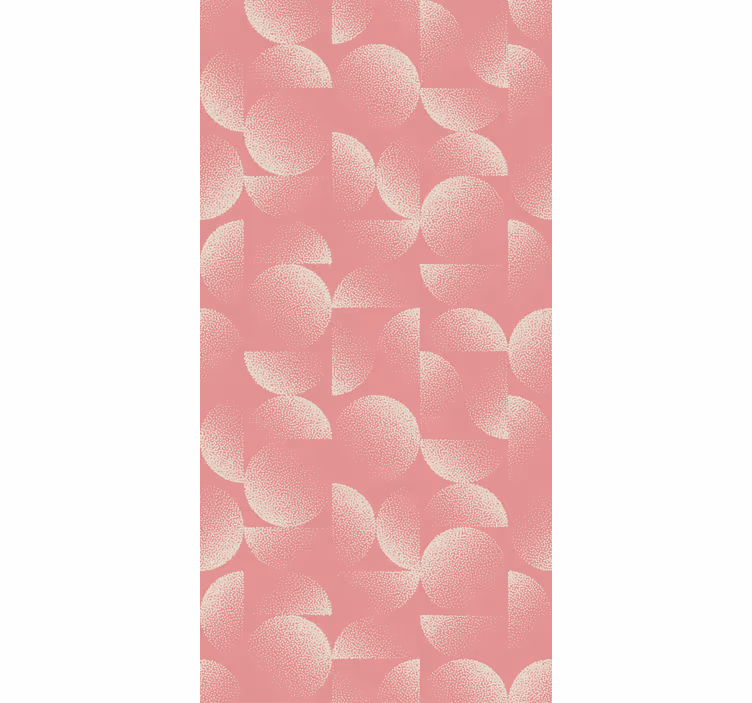 Pastelliset puolikuut ruokasalitapetti - Tenstickers