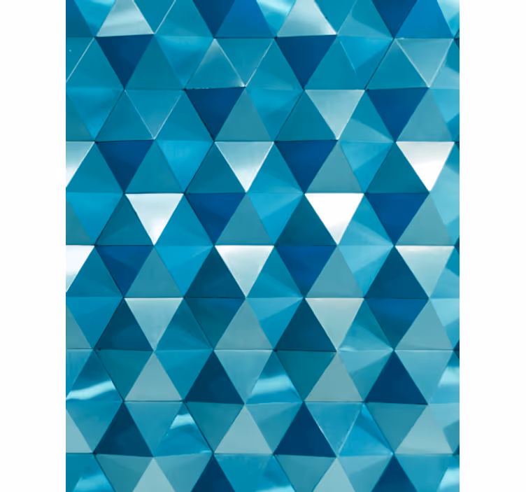 Kolmionmuotoinen geometrinen tapetti - Tenstickers