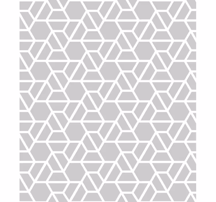 Geometrinen ristikko kuosi - Tenstickers
