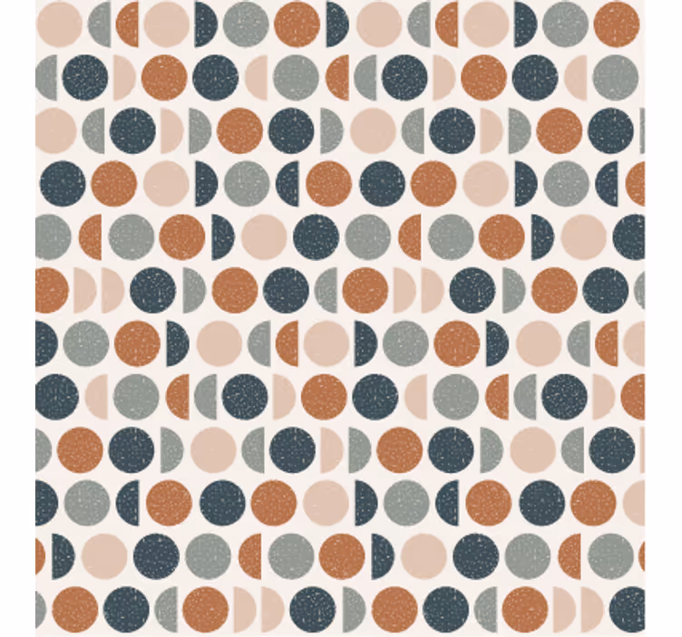 Retro pistekuvio geometrinen tapetti - Tenstickers