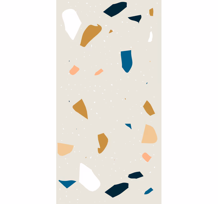 Terrazzo roiske geometrinen tapetti - Tenstickers