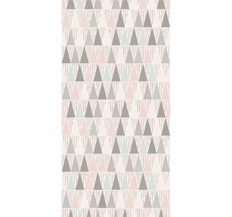 Kolmikulmainen geometrinen tapetti - Tenstickers