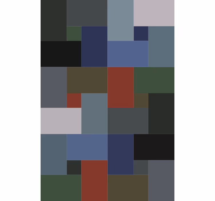 Geometriset palikat geometrinen tapetti - Tenstickers