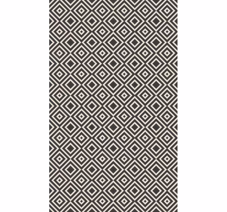 Timanttikuviollinen geometrinen tapetti - Tenstickers