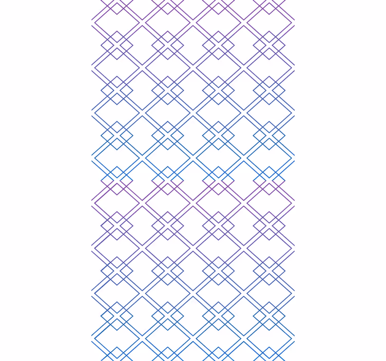 Timantit ja viivat geometrinen tapetti - Tenstickers