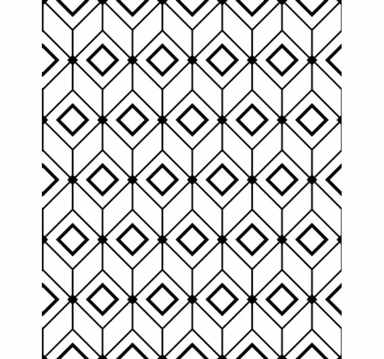 Moderni timanttigeometria tapetti - Tenstickers