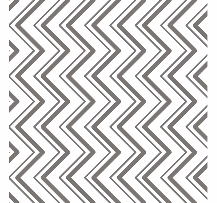 Chevronkuvioinen geometrinen tapetti - Tenstickers