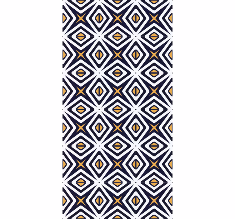 Timanttimuotoinen geometrinen tapetti - Tenstickers