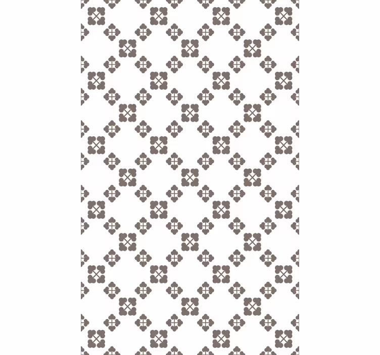 Beige nelilehtikloveri kuvasto luonto tapetti - Tenstickers