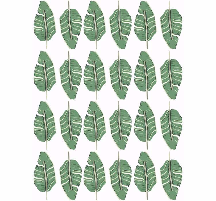 Ylellinen lehtikuvio luonto tapetti - Tenstickers