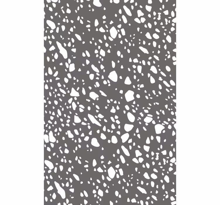 Efekti tapetti klassinen harmaa ja valkoinen terrazzo - Tenstickers