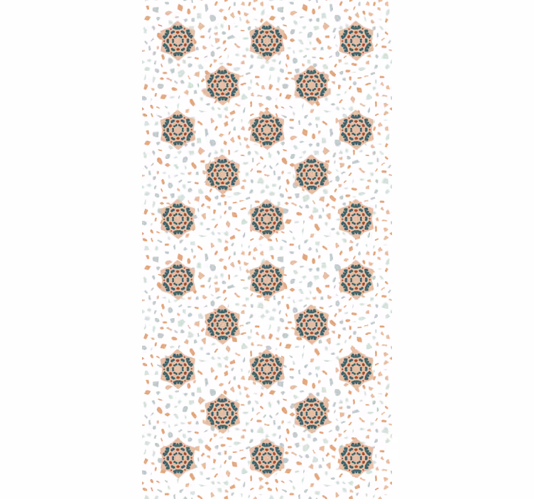 Terrazzo kukilla efekti tapetti - Tenstickers
