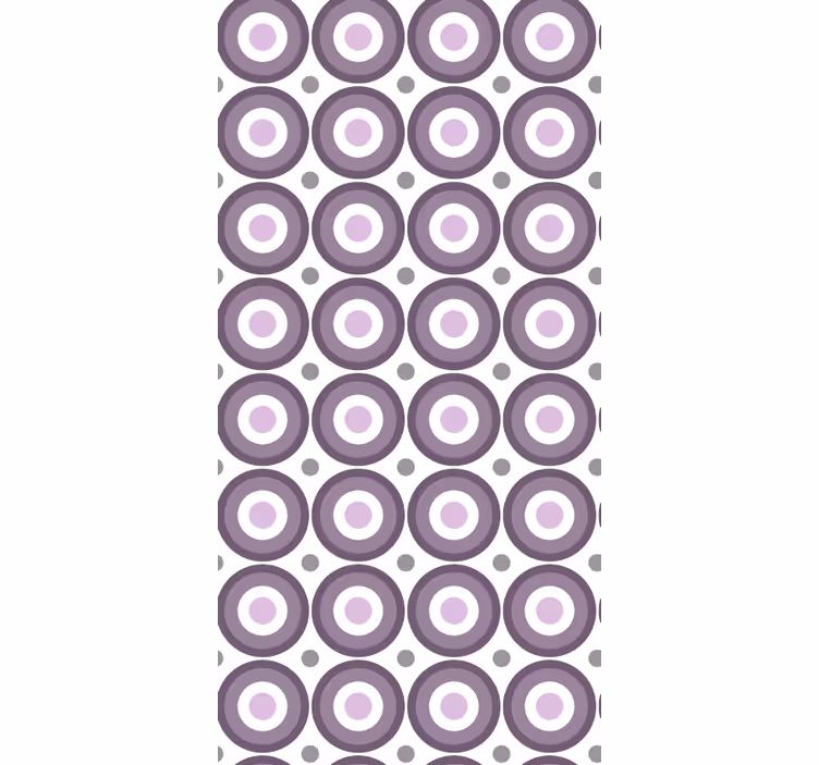 Violetit 70-luvun tyyli efekti tapetti - Tenstickers
