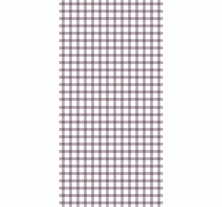 Lilac gingham efekti tapetti - Tenstickers