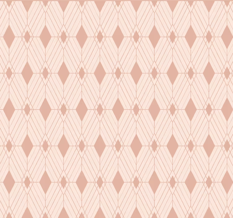 Laattatapetti pastelliset art deco timantit - Tenstickers