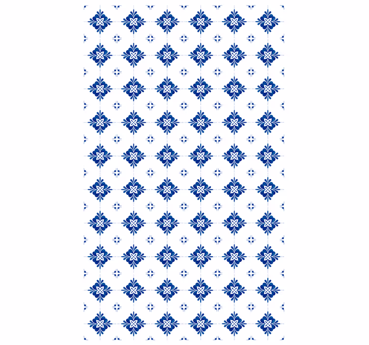 Laattatapetti kukkakuviolla - Tenstickers