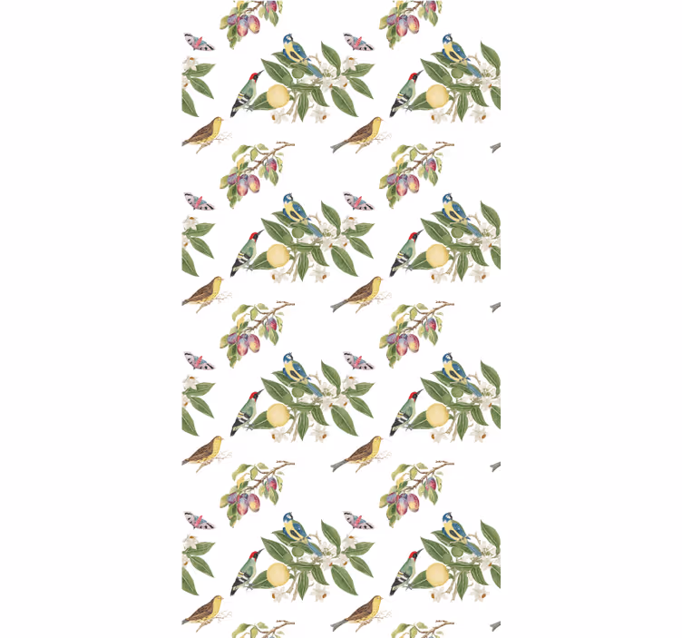 Luonnon hedelmävarkaudet lastenhuoneen tapetti - Tenstickers