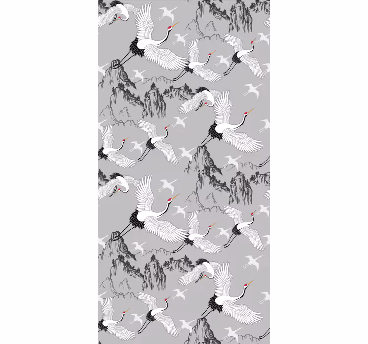Elegantit kurjet ja huiput lastenhuoneen tapetti - Tenstickers