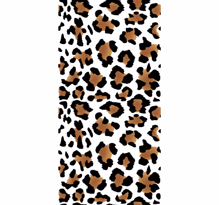 Leopardipilkkuinen lastenhuoneen tapetti - Tenstickers