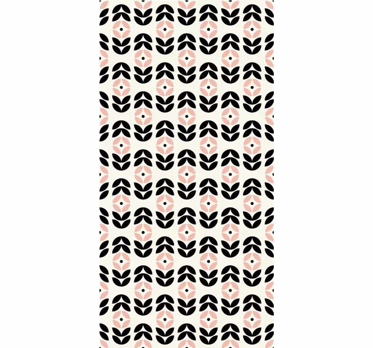 Geometrinen toisto beige käytävätapetti - Tenstickers
