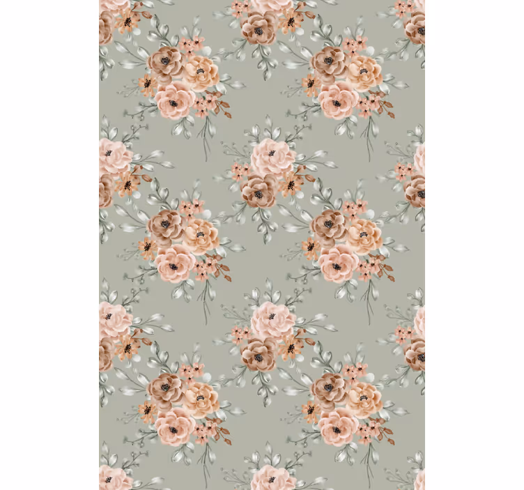 Kaunis beige asetelma käytävätapetti - Tenstickers